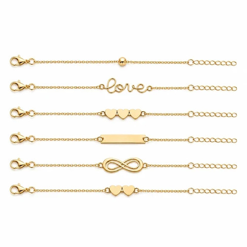 6pcs bracelet set - 6pcs, boho