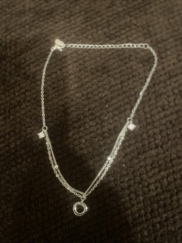 Sterling silver anklet - silver,